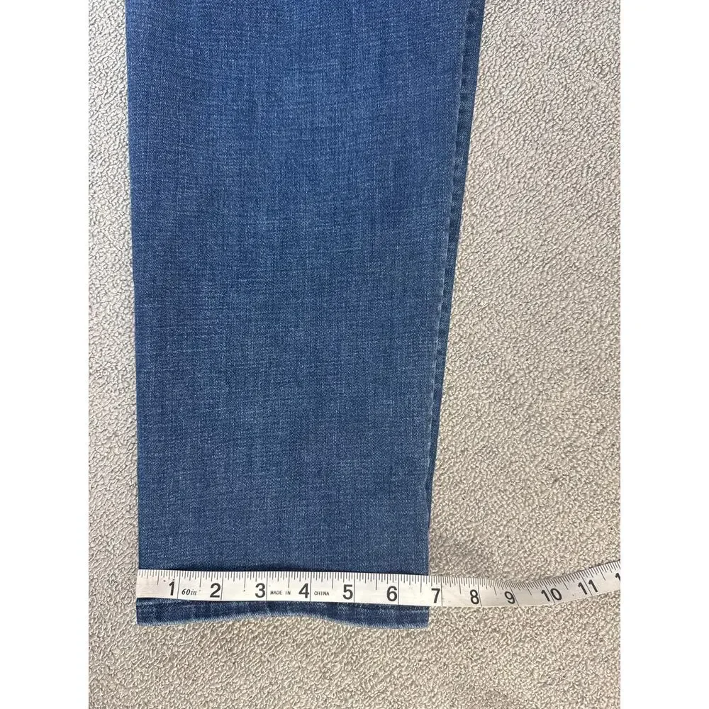 NYDJ Jeans Stella Tapered Ankle Lift‎ & Tuck Technology Medium Wash Size 12